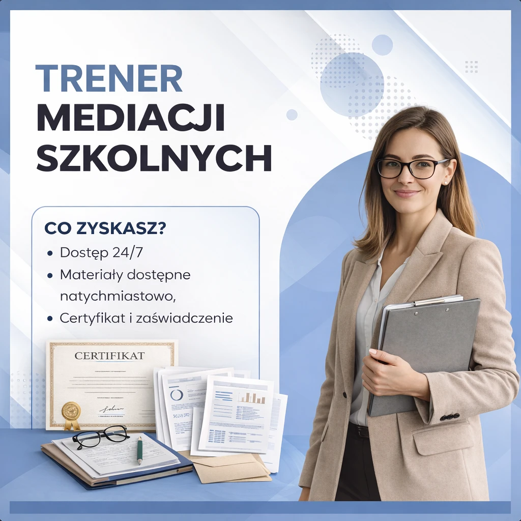 Trener Mediacji Szkolnych Trener Mediacji Szkolnych
