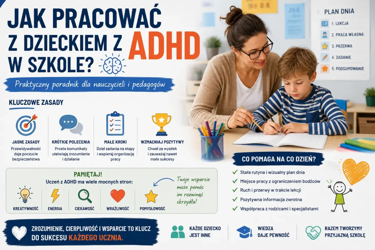 Jak pracować z dzieckiem z ADHD w szkole