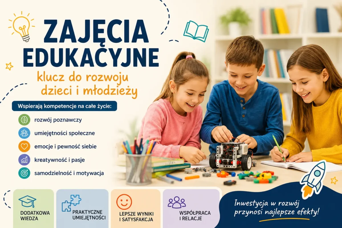 Zajęcia edukacyjne - jak wspierają rozwój dzieci i młodzieży