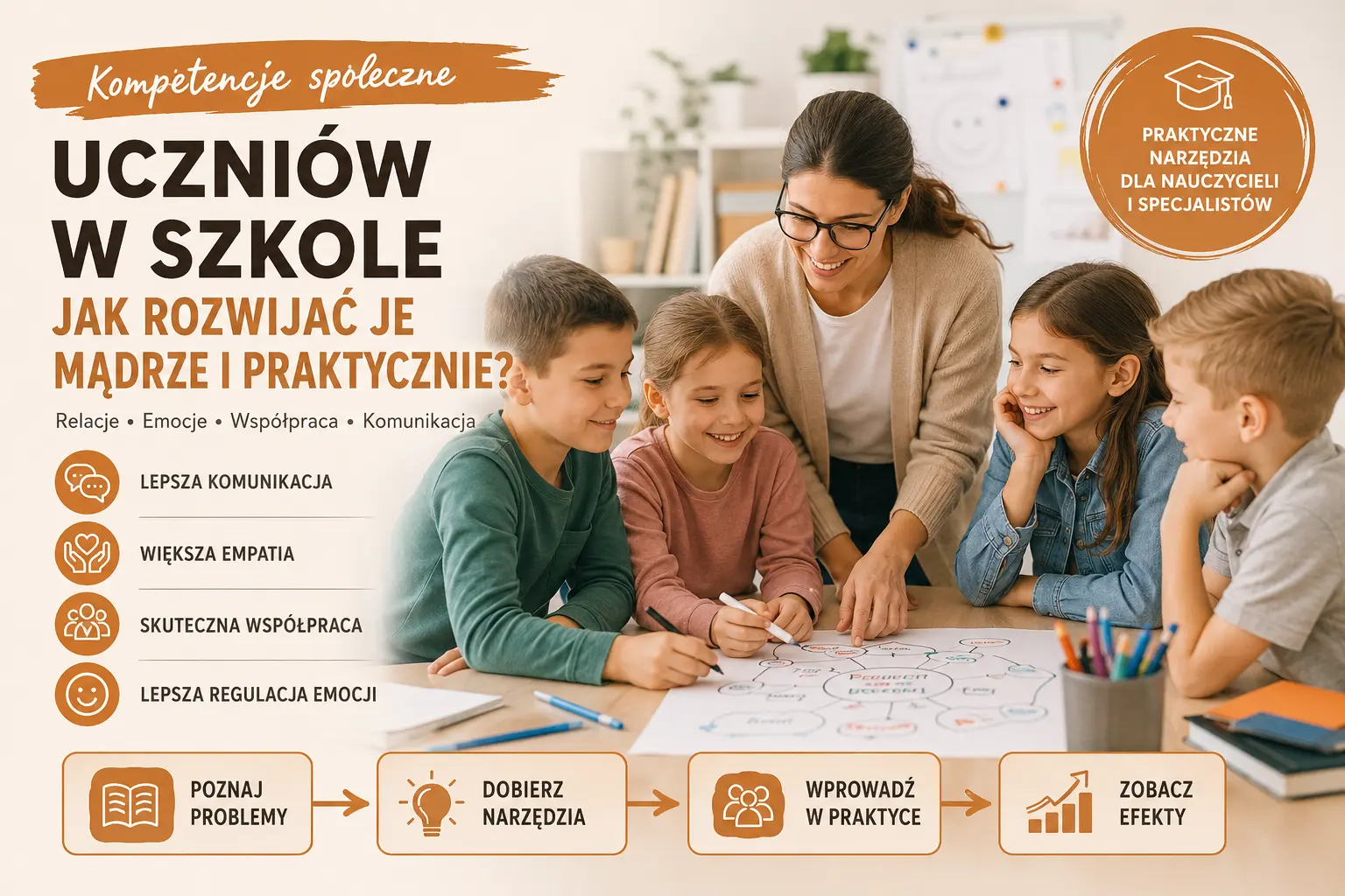 Kompetencje społeczne uczniów w szkole – jak rozwijać je mądrze i praktycznie